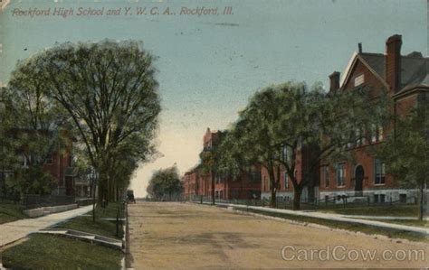 Rockford High School and YWCA Illinois Postcard