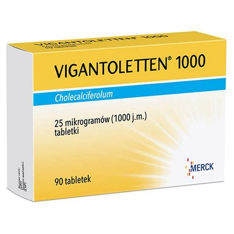 Vigantoletten 1000 WITAMINA D lek odporność 90X 12998016312 Allegro pl