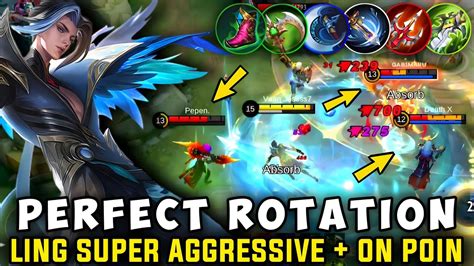 Perfect Rotation Ling Super Aggressive On Poin Gameplay Ling