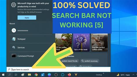 How To Fix Search Bar Not Working On Windows Ways Can T Type