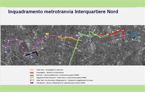 Milano Precotto Adriano Cascina Gobba Prolungamento Metrotranvia