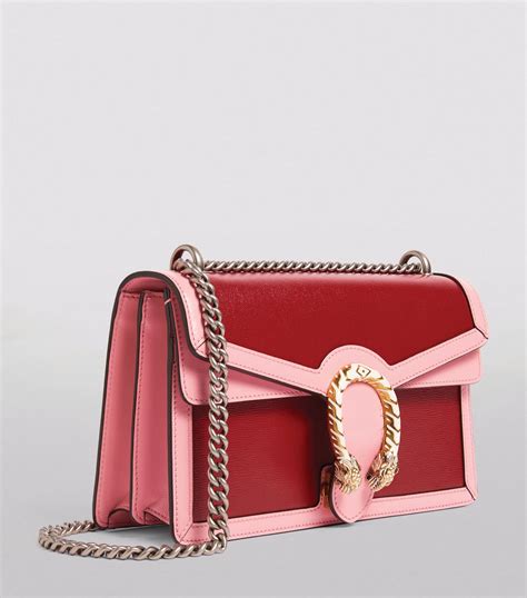 Gucci Red Super Mini Dionysus Shoulder Bag Harrods Uk