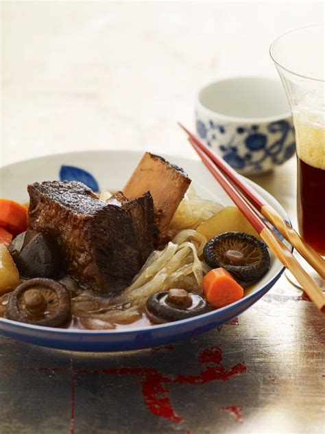 Mushroom Soup with Korean-style Ribs recipe | Eat Smarter USA