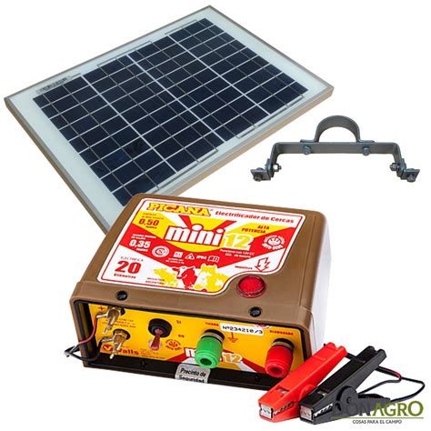 Kit Boyero Electrificador Solar Picana ENERTIK 20km 0 35j Don Agro