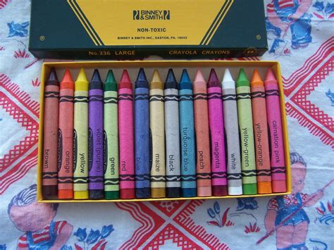 Crayons Binney Smith Large Crayola Crayons Etsy Crayon Crayola