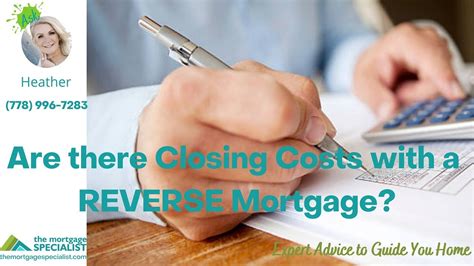 Are There Closing Costs On A Reverse Mortgage Youtube