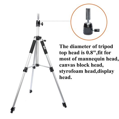 Gex Heavy Duty Mannequin Tripod Stand For Wig Cosmetology Training