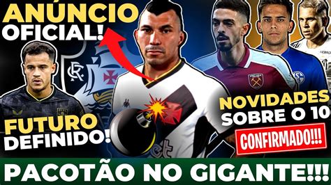 URGENTE NOVIDADES SOBRE O CAMISA 10 NO VASCO ANÚNCIO DE NOVO