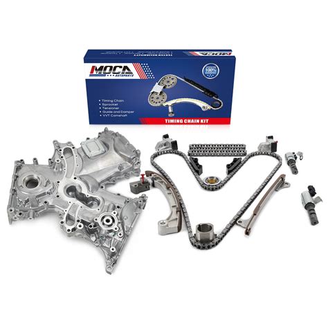 Moca Autoparts Timing Chain Kit With Vvt Solenoids Fit For