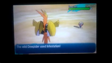 Shiny Dewpider In Pokemon Sun Using The S O S Method YouTube