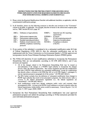 Fillable Online Epa Streamlining Rule Form Fax Email Print PdfFiller