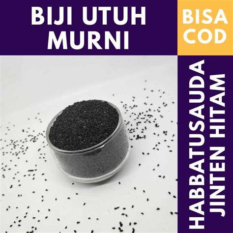 Premium Habbatussauda Jintan Hitam Biji Bukan Bubuk Minyak Asli Isi