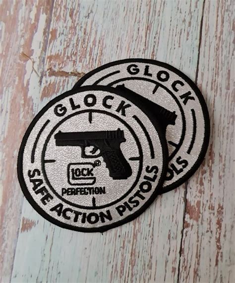 Glock Safe Action Pistols Patch Ca 90mm Stoff Logo Aufnäher Kaufen