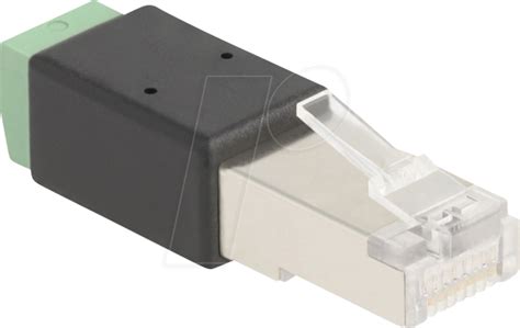 Delock Rj Stecker Terminalblock Adapter Pin Bei Reichelt