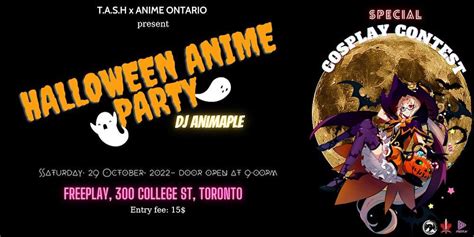 Anime Halloween Party -- Saturday October 29th 9pm @Freeplay : r ...