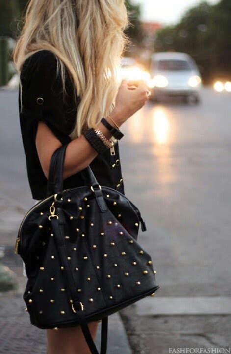 Bolso Con Tachuelas Style Studded Handbag Fashion