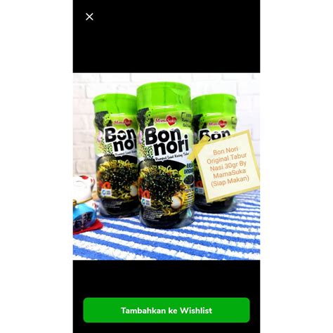 Jual Bon Nori Seaweed Rumput Laut Mamasuka Gr Rasa Original Siap Di