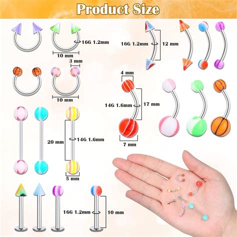 Types Of Body Piercings Chart