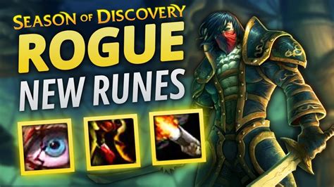 Phase 1 Rogue Class Runes For Season Of Discovery Youtube