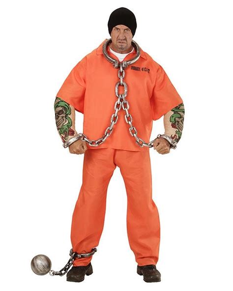 Jail Convict Adult Costume Party Delights