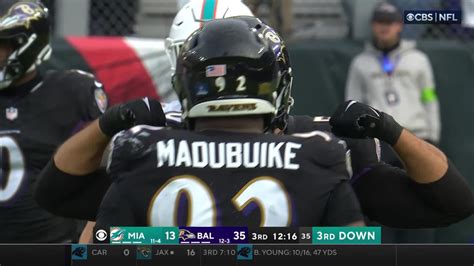 Baltimore Ravens Defensive Tackle Justin Madubuike S Top Plays