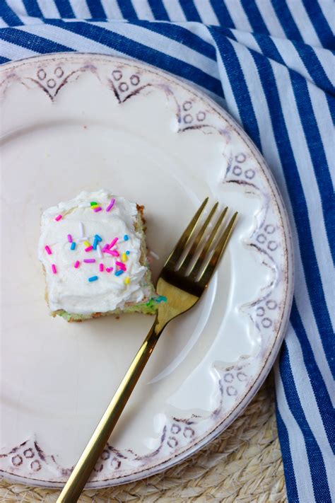 Easy Funfetti Sheet Cake Fluffy And Moist Upstate Design Studio