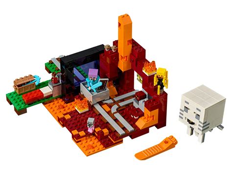 The Nether Portal 21143 Minecraft® Buy Online At The Official Lego® Shop Us