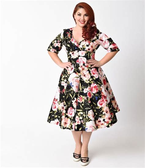 100 Ideas To Dress Rockabilly Fashions Style For Plus Size Vintage Dresses Plus Size Dresses