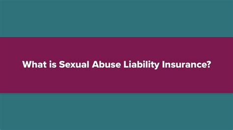 Do You Need Sexual Abuse Liability Insurance For Your Event Youtube