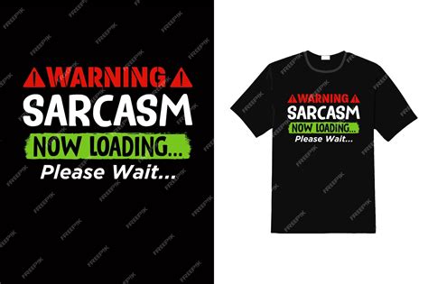 Premium Vector Warning Sarcasm Now Loading Please Wait Sarcastic