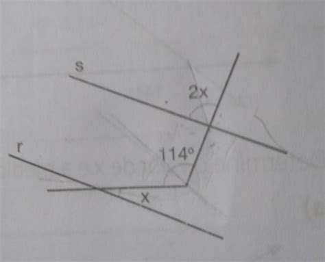 Na figura abaixo as retas r e s são paralelas Calcule a medida do