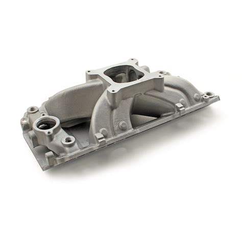 Chevy Bbc 454 Shootout Oval Port High Rise Intake Manifold Satin