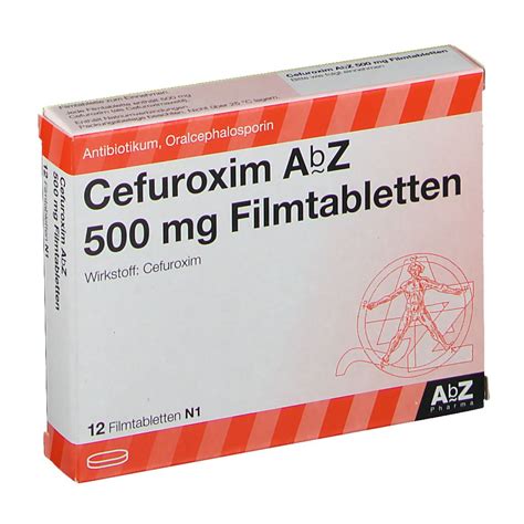 Cefuroxim AbZ 500 Mg 12 St Mit Dem E Rezept Kaufen Shop Apotheke