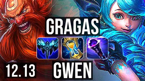 GRAGAS Vs GWEN TOP 7 1 11 Rank 6 Gragas 1 3M Mastery 600 Games