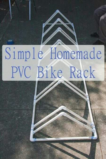 Homemade Bike Rack Pvc Bike Racks Bicycle Stand Bike Stand Diy