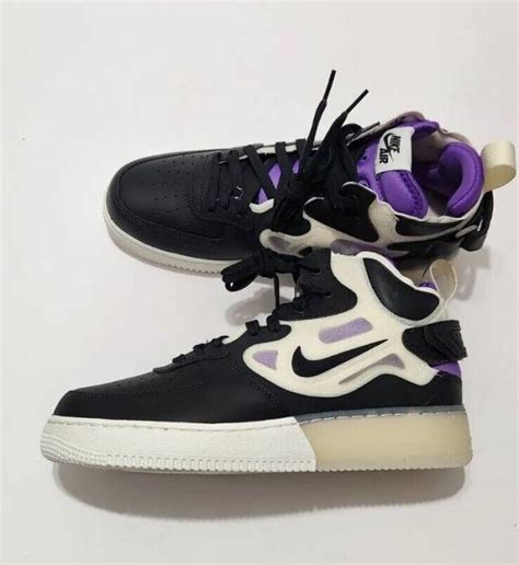 Nike Air Force 1 Mid React Black Purple Kixify Marketplace