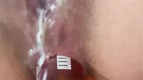 Female Anal Masturbation Inserting Half A Meter Dildo In My Ass