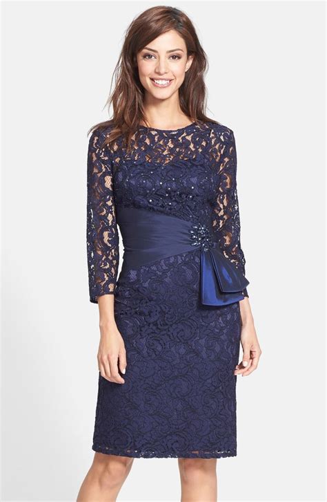 Eliza J Embellished Lace Sheath Dress Nordstrom Cocktail Dress Lace