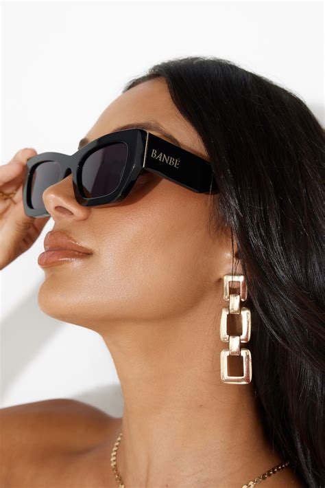 Banbe The Iman Sunglasses Black Jet Hello Molly