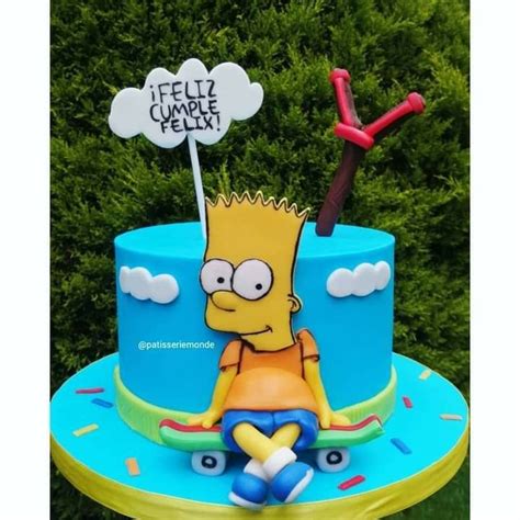 The Simpsons Theme Simpsons Cake Simpsons Party Bart Simpson Bday