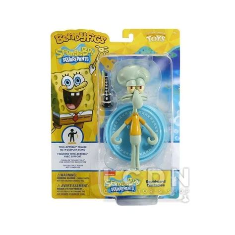 Spongebob Squarepants Flexible Figure Bendyfigs Carlo Squidward 18cm