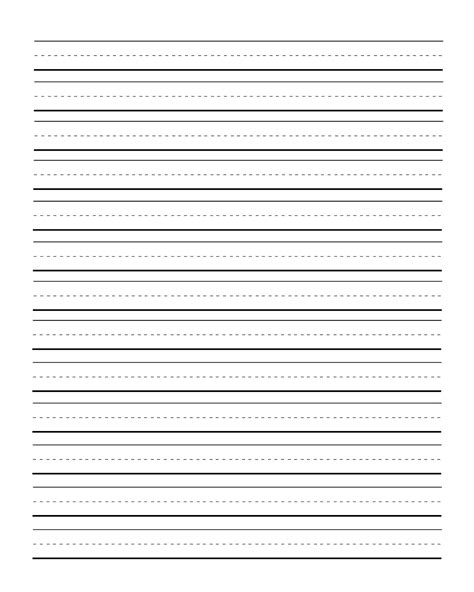 First Grade Writing Paper Printable