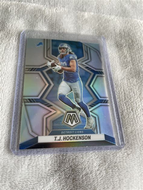 Panini Mosaic T J Hockenson Silver Prizm Detroit Lions Ebay