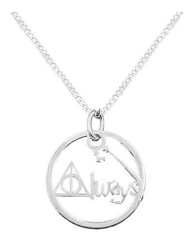 Dije Y Cadena Harry Potter Always Plata Con Envio Meses Sin Inter S