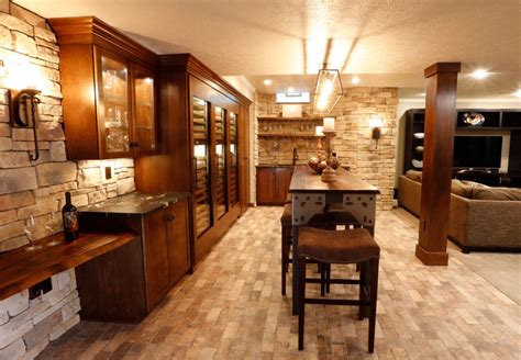 A Basement Made for Entertaining - Dover Home Remodelers