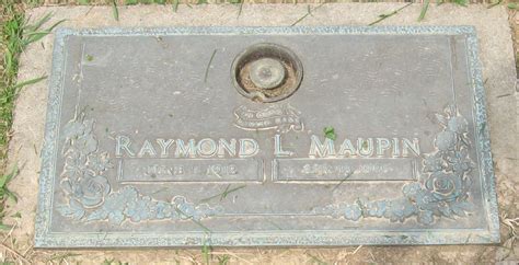 Raymond L Maupin Find A Grave Memorial