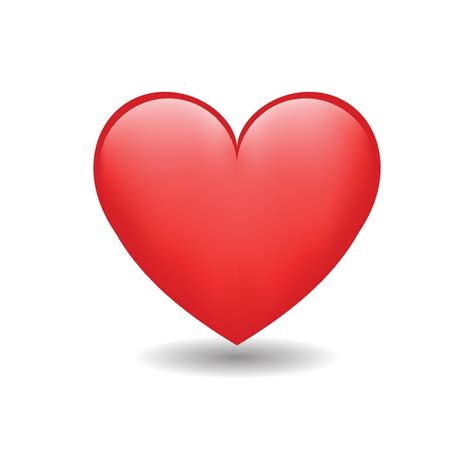 Heart Love Emoji Icon Object Symbol Gradient Vector Art Design Cartoon