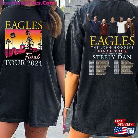 The Eagles 2024 Tour Shirt Long Goodbye Unisex Band T Shirt TourBandTees