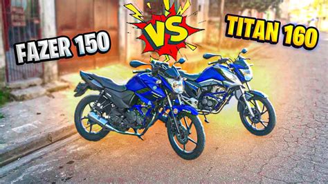 Titan Comando Jet Vs Fazer Comando Jet Youtube