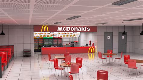 3d Starbucks And Mcdonalds Turbosquid 2080508